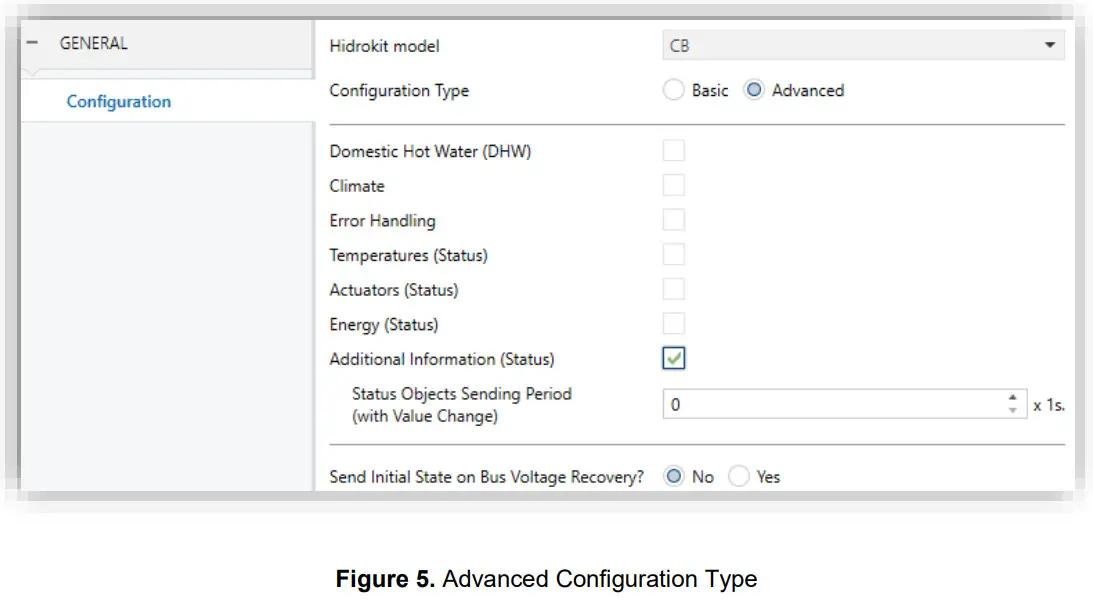 Zennio KLIC DA LT KNX DAIKIN Altherma LT Gateway - fig5