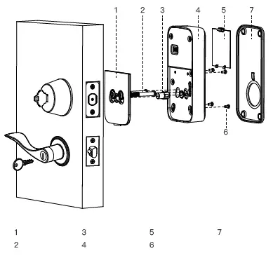 LaView-LV-DHU06-B-Smart-Door-Lock -1