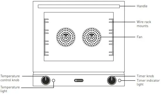 HENDI 227060 Convection Oven - figure 2