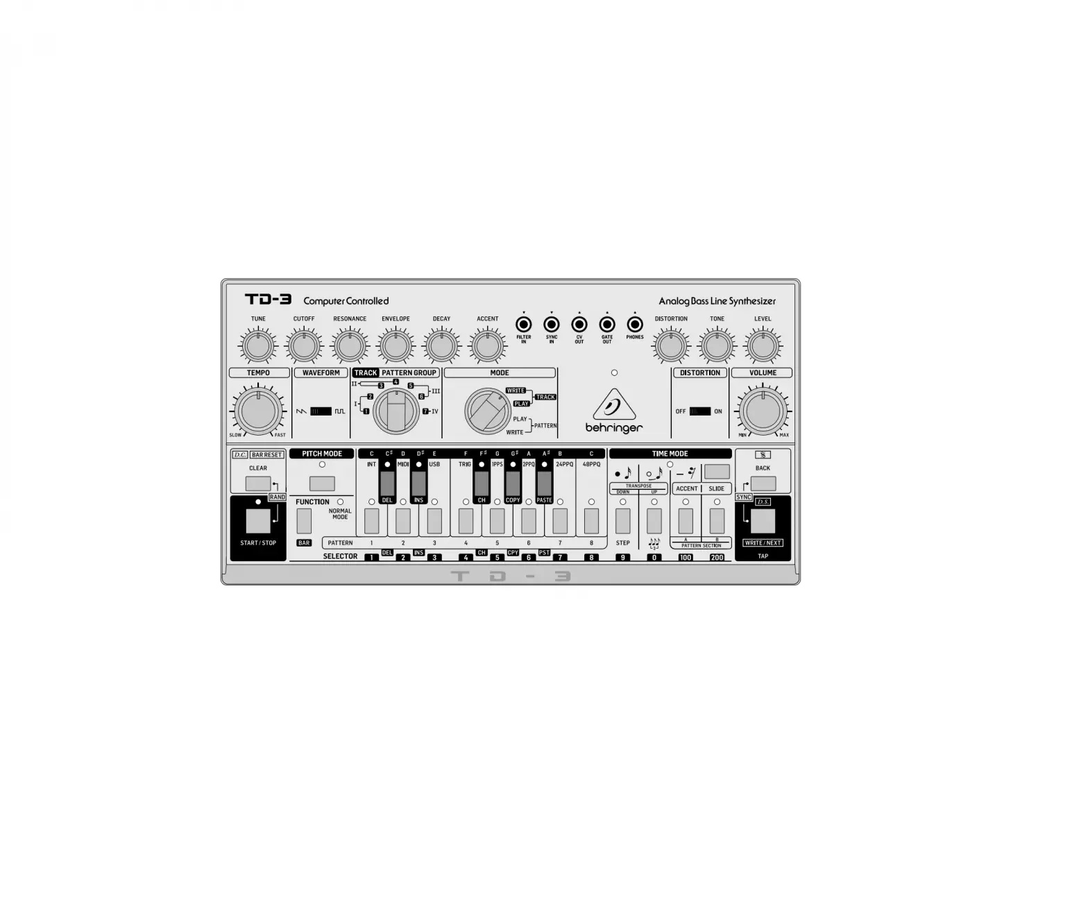 Behringer Analog Bass Line Synthesizer User Guide