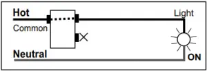 STEP 3 - Single Pole Switch Wiring Diagram - 2 Mode 1