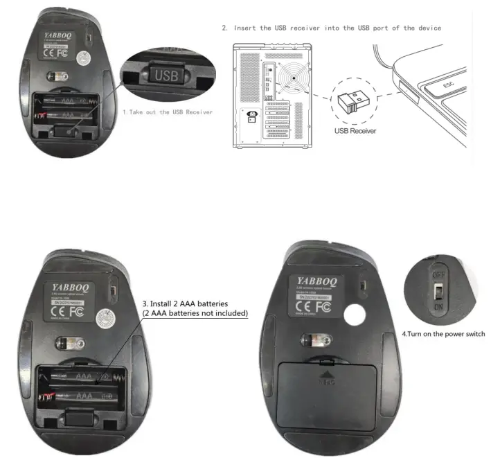 YABBOQ YA 100G Optical Wireless Mouse -fig3