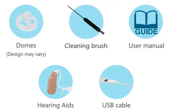 NANO RX2000 Digital Rechargeable Hearing Amplifier Set - Fig 3