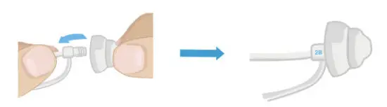 NANO RX2000 Digital Rechargeable Hearing Amplifier Set - dome 1