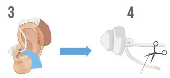 NANO RX2000 Digital Rechargeable Hearing Amplifier Set - simply cut