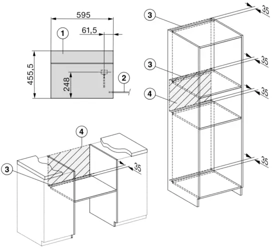 Miele DGC 7440 XL Steam Combination Oven - Connection and ventilation