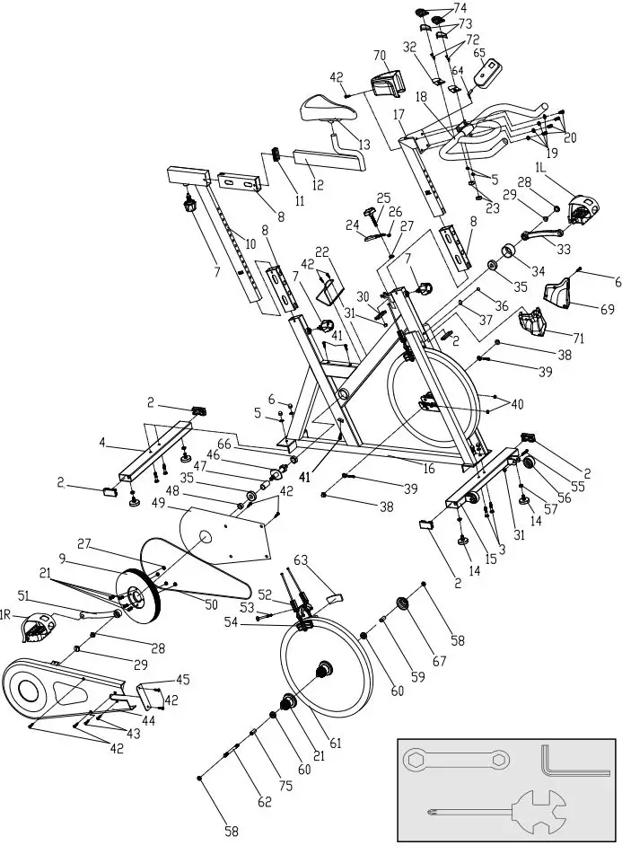 COSTWAY SP37312 Exercise Cycling Bike with Stationary Belt Drive Indoor for Gym Home 1