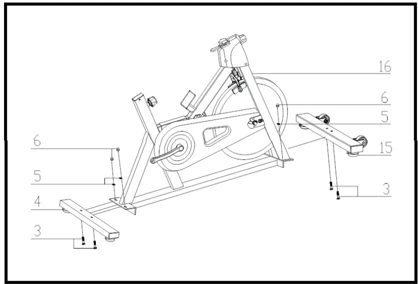 COSTWAY SP37312 Exercise Cycling Bike with Stationary Belt Drive Indoor for Gym Home 2
