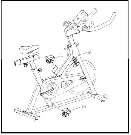 COSTWAY SP37312 Exercise Cycling Bike with Stationary Belt Drive Indoor for Gym Home 5
