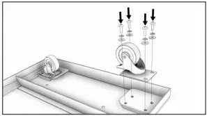 BASE AND PEDESTAL ASSEMBLY