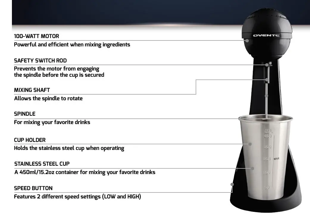 OVENTE-MS2070-Series-MS2070B-Two-Speed-Classic-Drink-Mixer-and-Milkshake-Maker-1