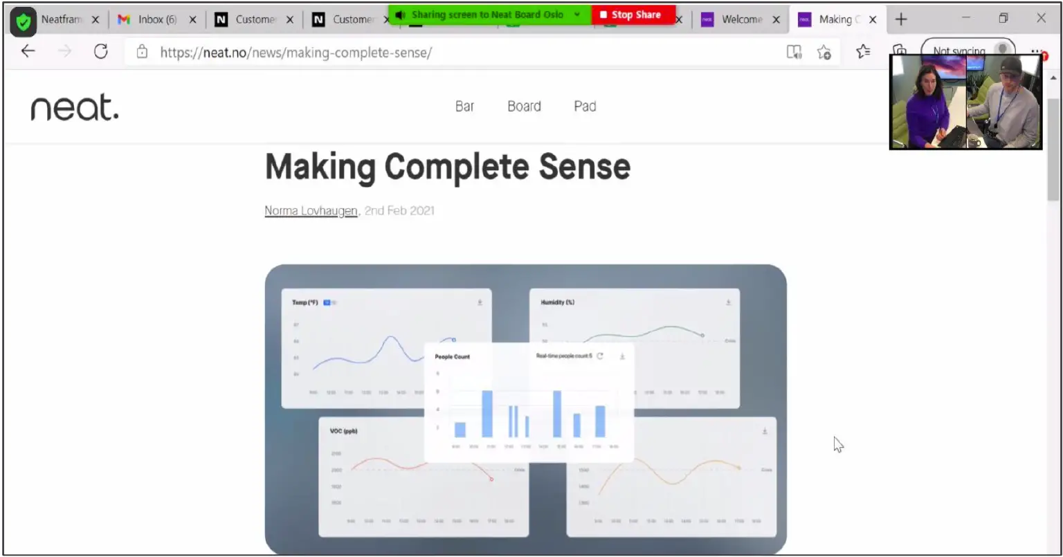 Desktop Sharing in a Zoom Meeting