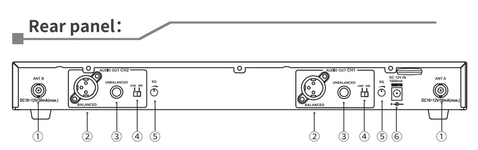 TAKSTAR M-2R True Diversity Wireless Microphone 2