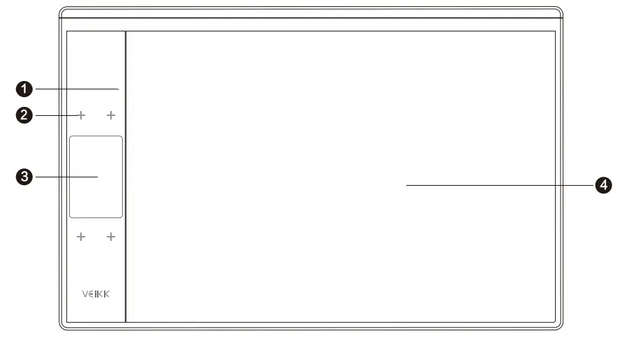 VEIKK A30 Graphic Pen Tablet - figure 1