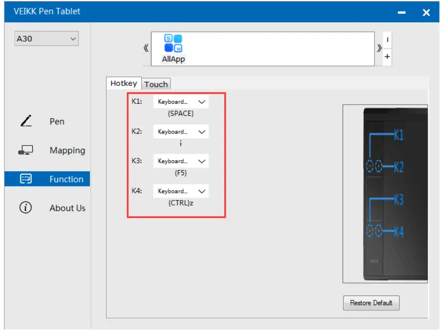 VEIKK A30 Graphic Pen Tablet - figure 22