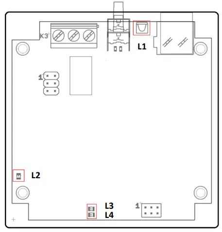 Intesis KNX Modbus RTU Master present in the device