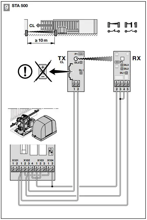 HORMANN-EL-71-B-Photocells-One-Way-Light-Barrier-fig-9