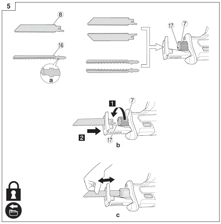 HiKOKI-CR18DA-Compact-Reciprocating-Saw-fig4