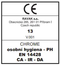 RAVAK CVS2-100 LR BRIGHT ALUMINUM TRANSPARENT-fig19