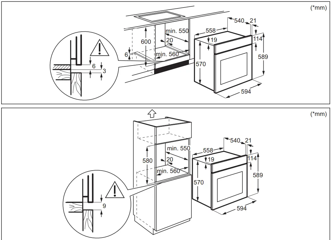 zANUSSI ZOHHE2X2 ELECTRIC OVEN - fig1