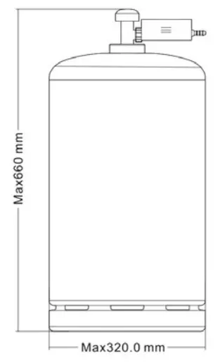 Cozze 90350 B pizza oven - cylinder