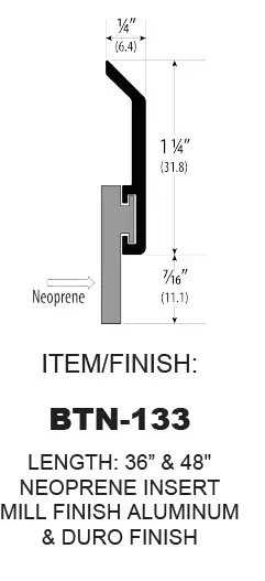 CAL-ROYAL-BTN-133-Door-Bottom-Sweep-FIG1