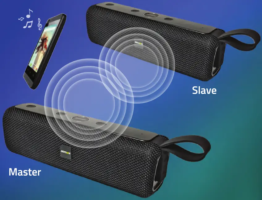 DRIVEN ELECTRONICS DR8BTS Wireless Portable Speaker