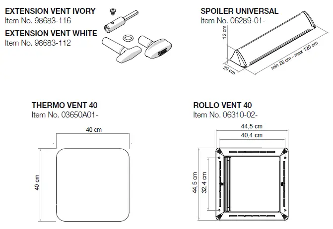 FIAMMA Vent 160 Roof Light-14