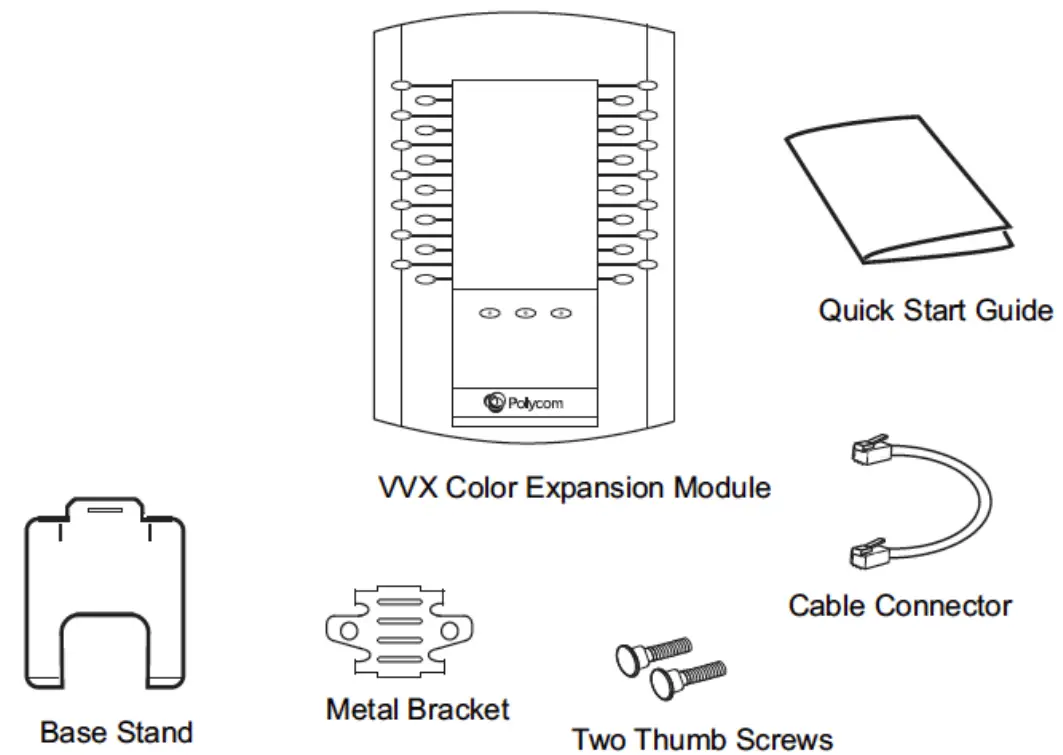 Polycom VVX Expansion Module - fig