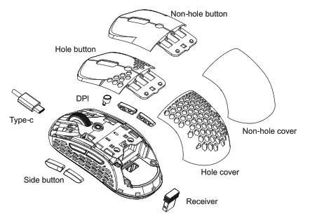 PWNAGE PAW 3370 Optical Ultra Custom Ambi Gaming Mouse - fig1