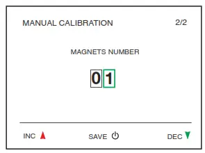 Quick QNC CHC Chain Counter - MAGNETS NUMBER