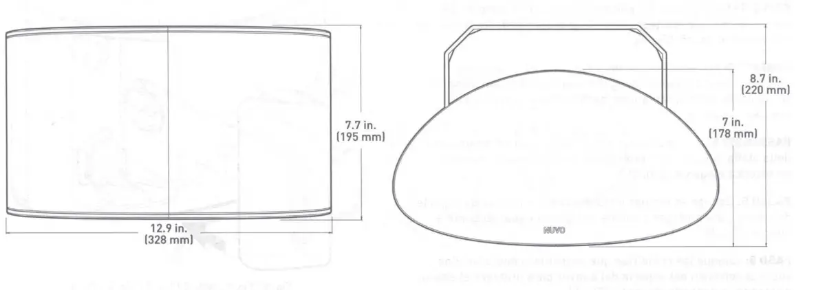 Nuvo NV6OD5DVCBK Series Six 5.25 Inch Dual Voice Coil Outdoor Speaker fig (7)