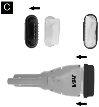 WATER TECH 12001645 Volt Rechargeable Spa Vacuum-FIG7