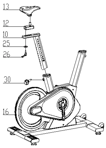 20068 inCondi S800i Spin Bike inSPORTline 3