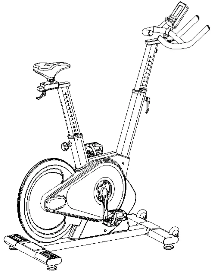 20068 inCondi S800i Spin Bike inSPORTline