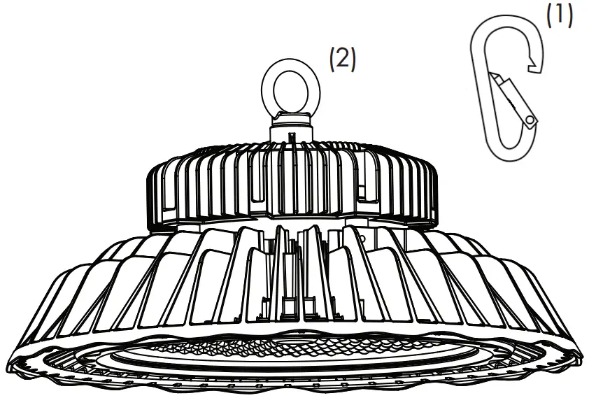 VENTURE LIGHTING LED Highbay Fixture 50deg - fixture