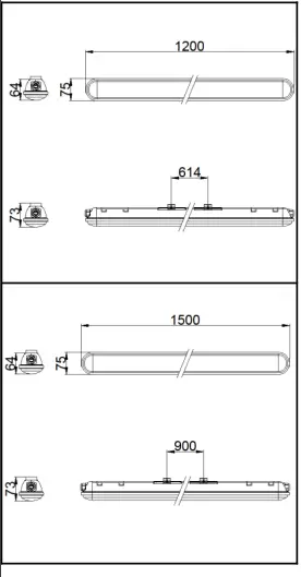 resistex 605056 Noclip Wall Light Instruction fig 1