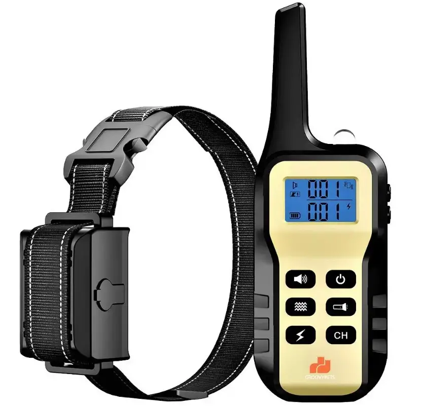 GROOVYPETS 1100 YD Remote Dog Training Shock Collar