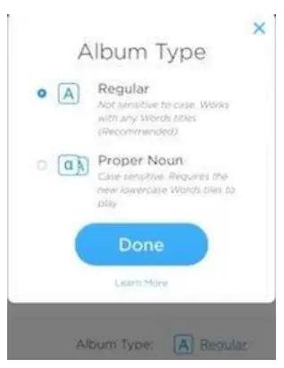 Game Osmo Words User Guide - album type