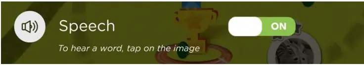 Game Osmo Words User Guide - hear the word read aloud