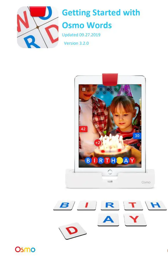 Game Osmo Words User Guide