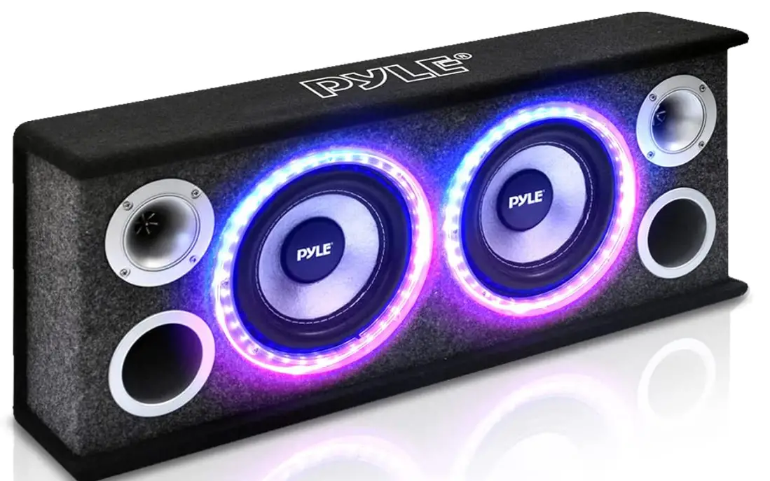 Pyle-PL210BSL-Dual-Subwoofer-Box-System