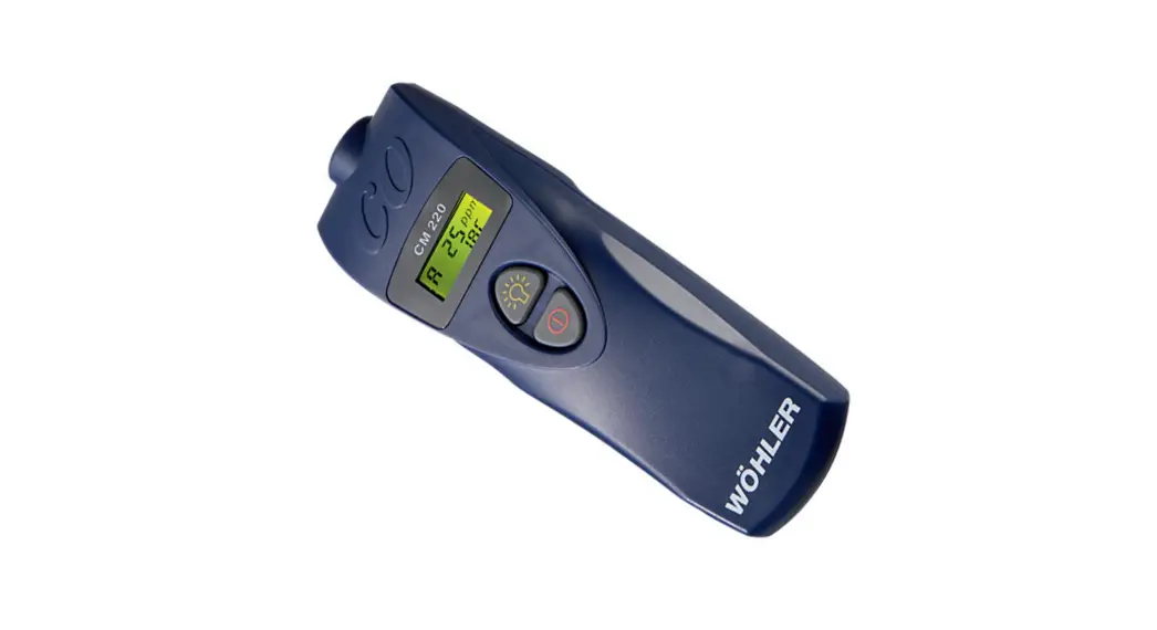 Wohler Cm 220 Co Detector User Manual