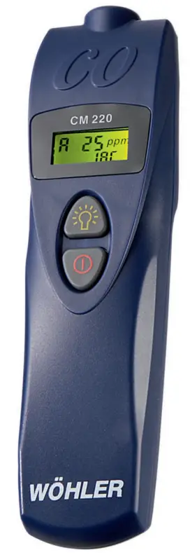 WOHLER CM 220 CO Detector