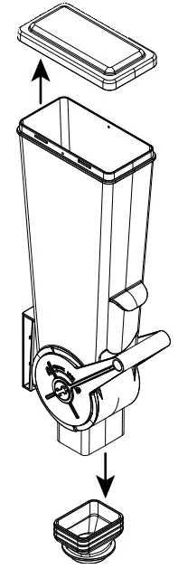 SERVER ESSENTIALS DFD SlimLine Dry Food Dispenser-fig10