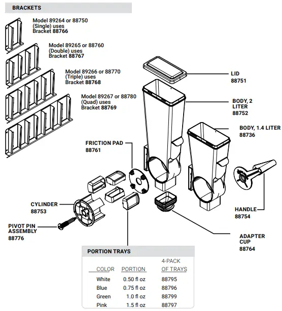 SERVER ESSENTIALS DFD SlimLine Dry Food Dispenser-fig17