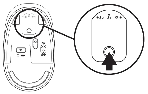 PHILIPS SPT6407 4000 Series Keyboard Mouse Combo - mouse power