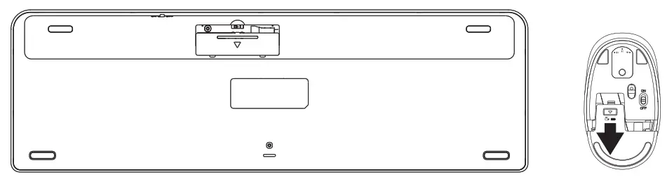 PHILIPS SPT6407 4000 Series Keyboard Mouse Combo - wireless