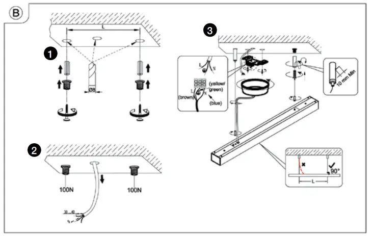 eurotech-lighting-SPEND08-Office-Pendant-Instruction-FIG-3