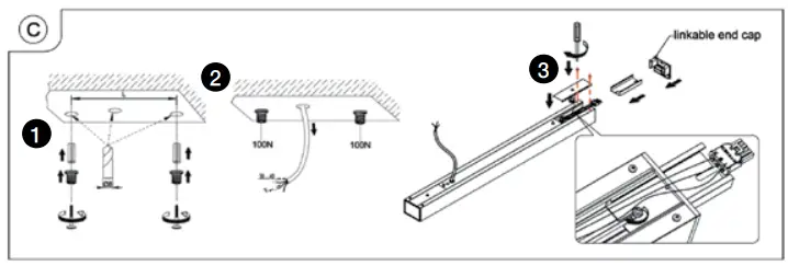 eurotech-lighting-SPEND08-Office-Pendant-Instruction-FIG-4